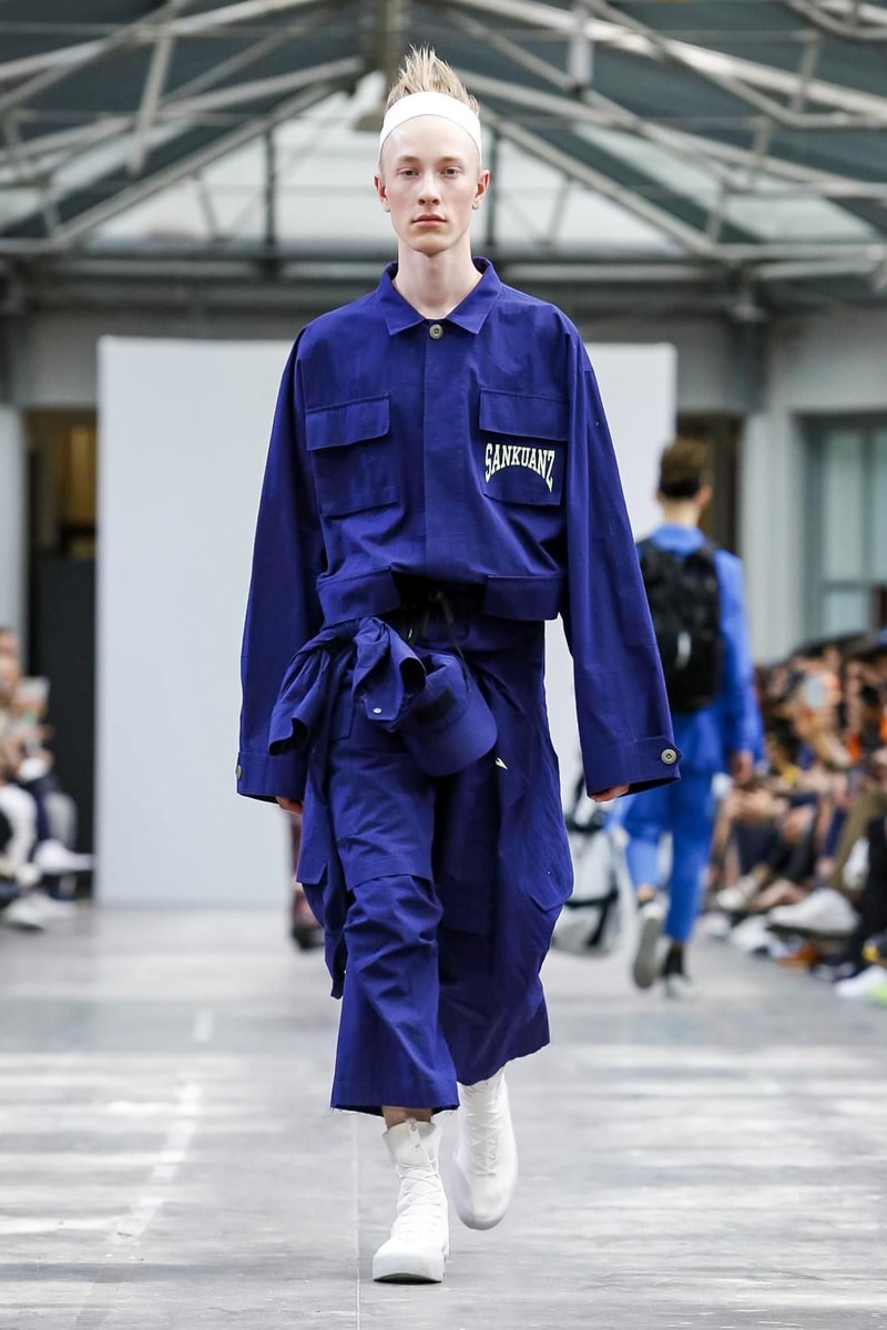 Sankuanz 2018 Spring/Summer Collection Paris Fashion Week Men's