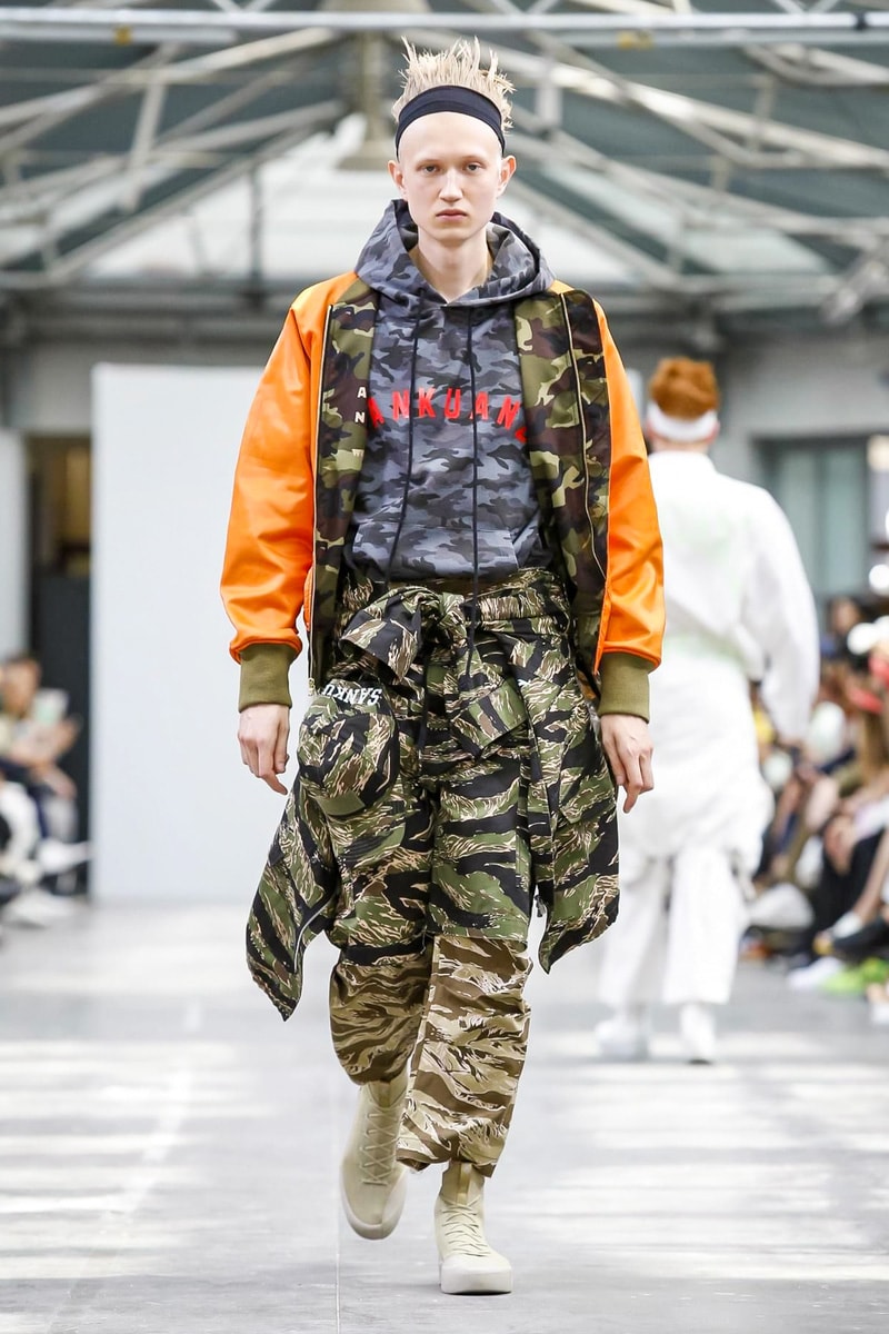 Sankuanz 2018 Spring/Summer Collection Paris Fashion Week Men's