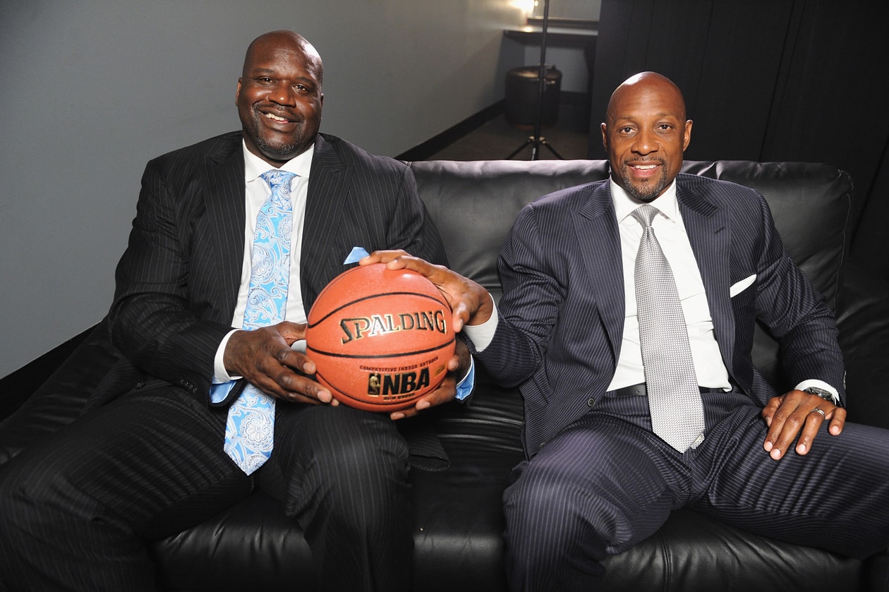 Shaquille O'Neal & Alonzo Mourning 1992 NBA Draft Christian Laettner Orlando Magic Charlotte Hornets David Stern