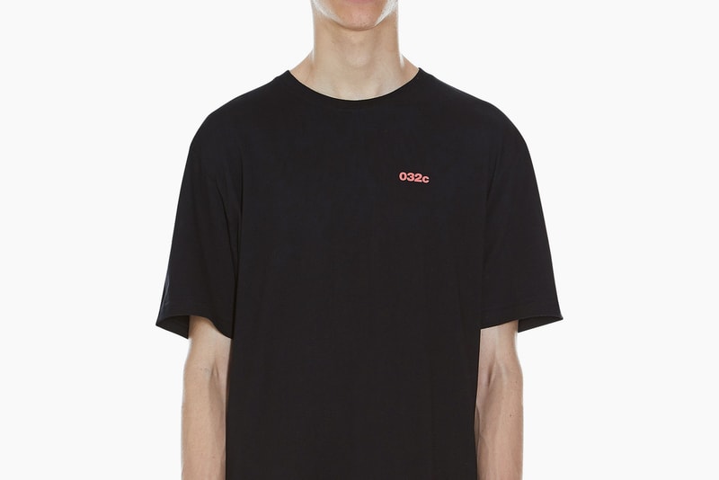 032c Slam Jam Socialism Tee Black White Star