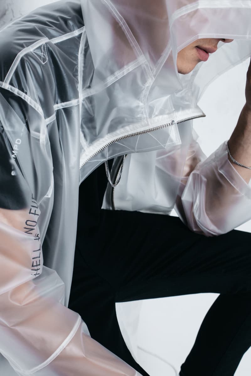 STAMPD Chris Stamp The Mummy Capsule Collection Collaboration Transparent Translucent Trench