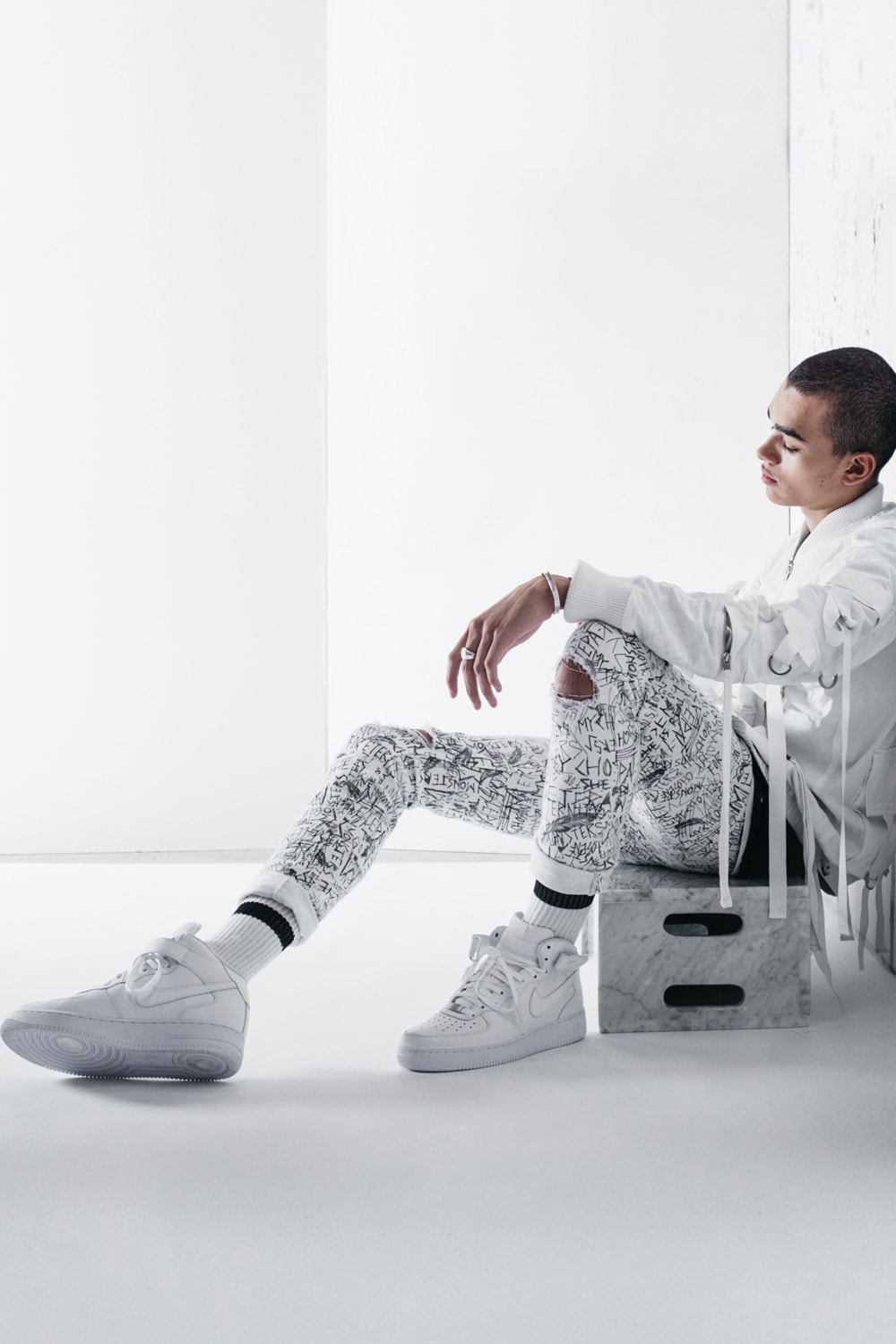 STAMPD Chris Stamp The Mummy Capsule Collection Collaboration Transparent Translucent Trench