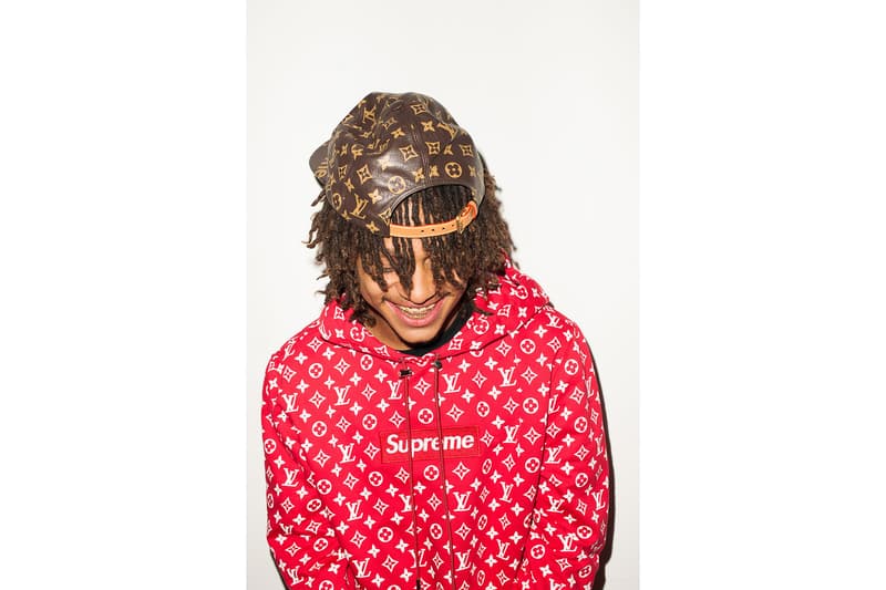 Supreme Louis Vuitton Lookbook Box Logo Monogram Red Brown Blue Camo