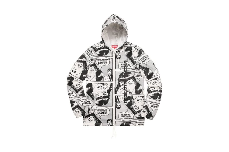 supreme comic hoodie