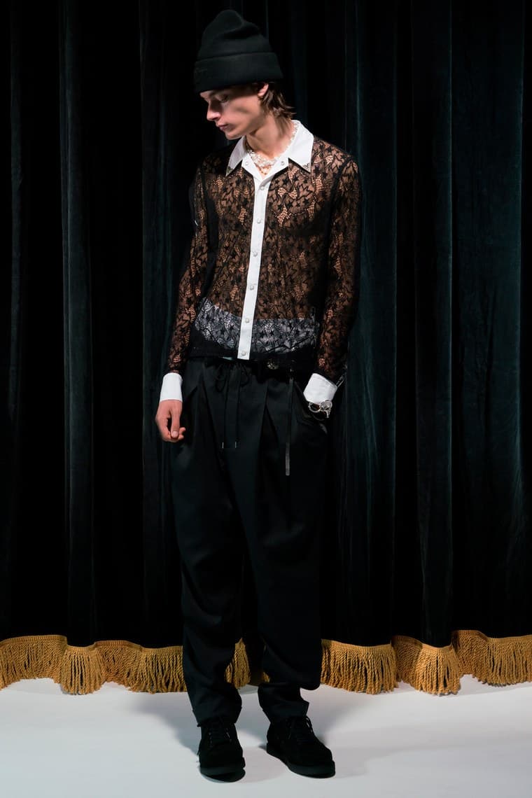TAKAHIROMIYASHITA the SoloIst. Takahiro Miyashita Fashion Clothing Apparel Luxury Black 2018 Spring Summer Collection Paris Fashion Week Men's