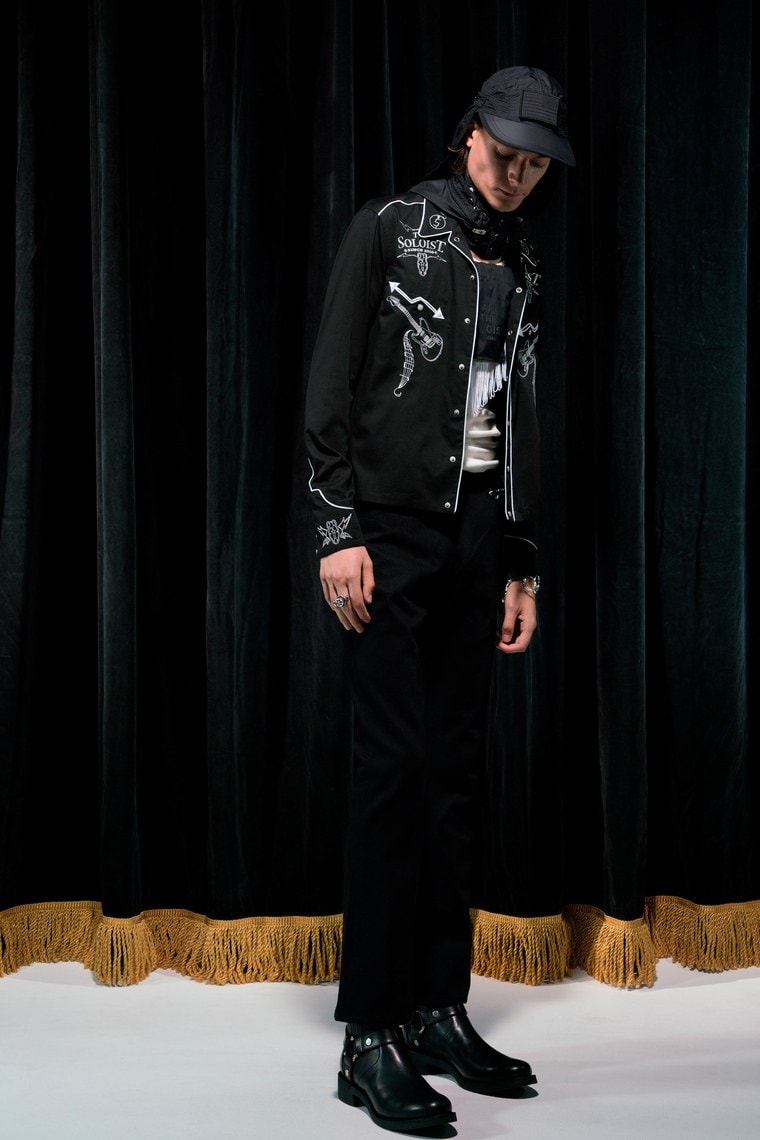 TAKAHIROMIYASHITA the SoloIst. Takahiro Miyashita Fashion Clothing Apparel Luxury Black 2018 Spring Summer Collection Paris Fashion Week Men's