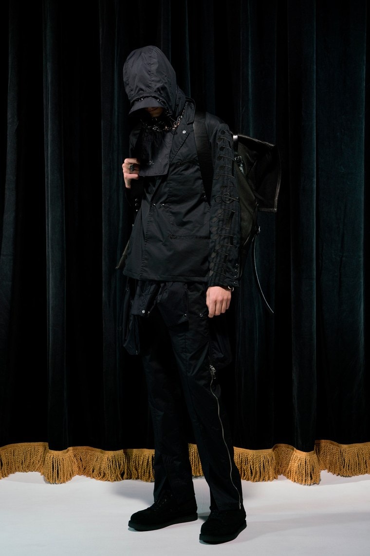 TAKAHIROMIYASHITA the SoloIst. Takahiro Miyashita Fashion Clothing Apparel Luxury Black 2018 Spring Summer Collection Paris Fashion Week Men's