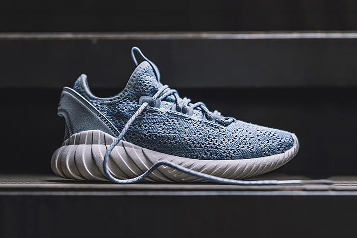 adidas Tubular Doom Soc Primeknit Light Blue Light Pink Colorway Release