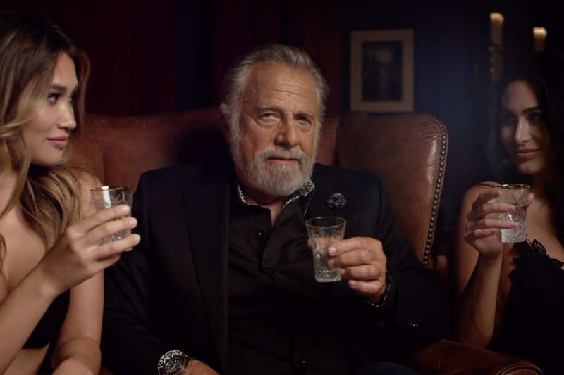 The Original "Most Interesting Man in the World" Is Back, This Time He's Drinking Something Much Stronger