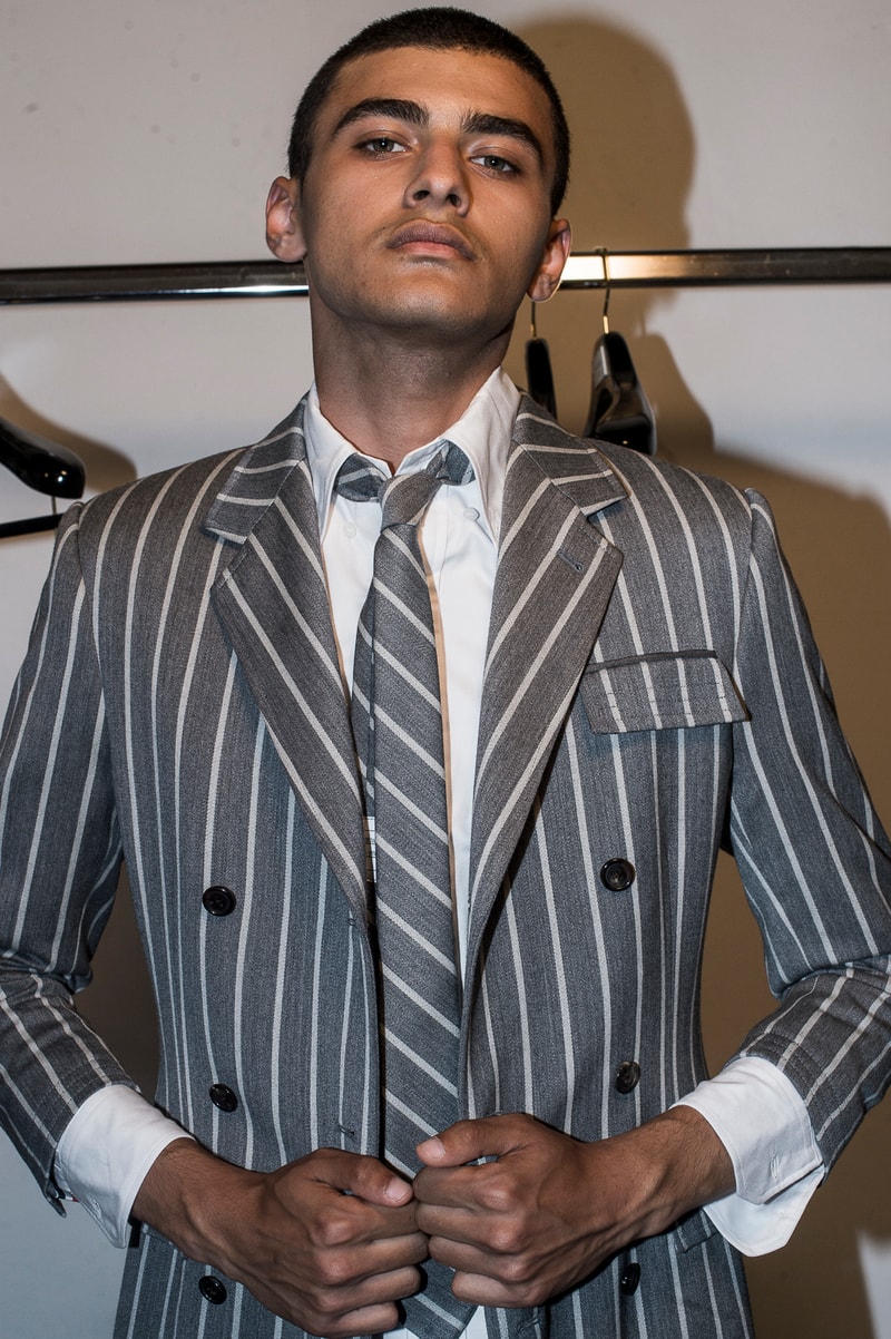 Thom Browne Paris Fashion Week Men's Luxury Suiting Apparel Blazers Trousers