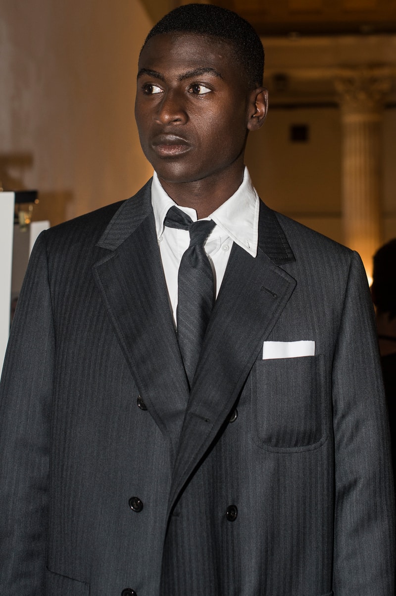 Thom Browne Paris Fashion Week Men's Luxury Suiting Apparel Blazers Trousers