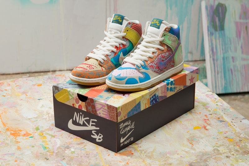 Thomas Campbell Nike SB Dunk High Premium Atlas Exclusive Box
