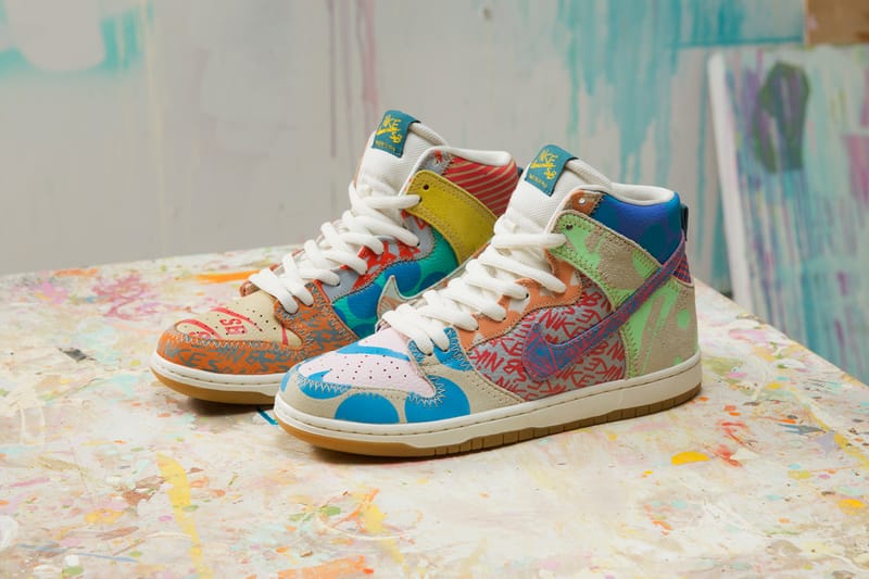 nike sb dunk high thomas campbell what the dunk