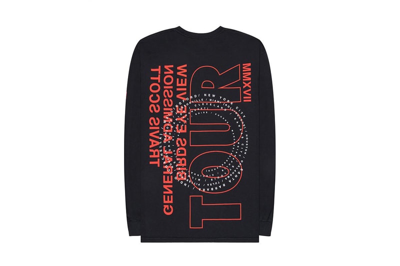 Travis Scott Birds Eye View Tour Merch