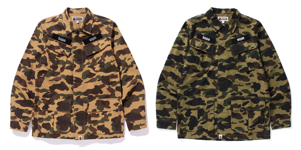 BAPE Releases New Camo Shirts For Its WGM Line | Hypebeast