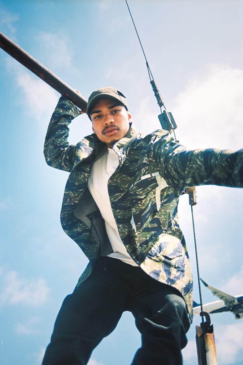 UNDEFEATED UNDFTD GOODENOUGH Tiger Camo Capsule Collection Flight Jacket Flight Pants Hoodie