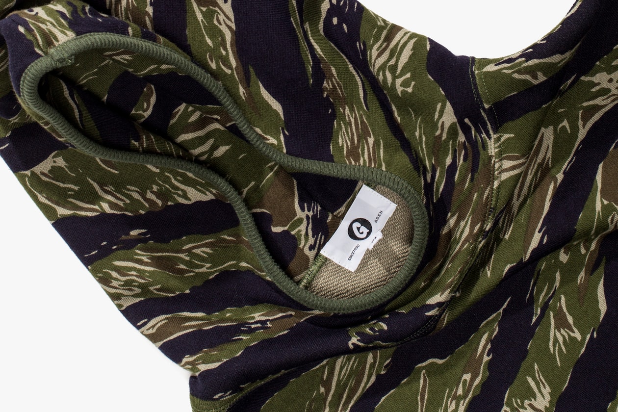 UNDEFEATED UNDFTD GOODENOUGH Tiger Camo Capsule Collection Flight Jacket Flight Pants Hoodie