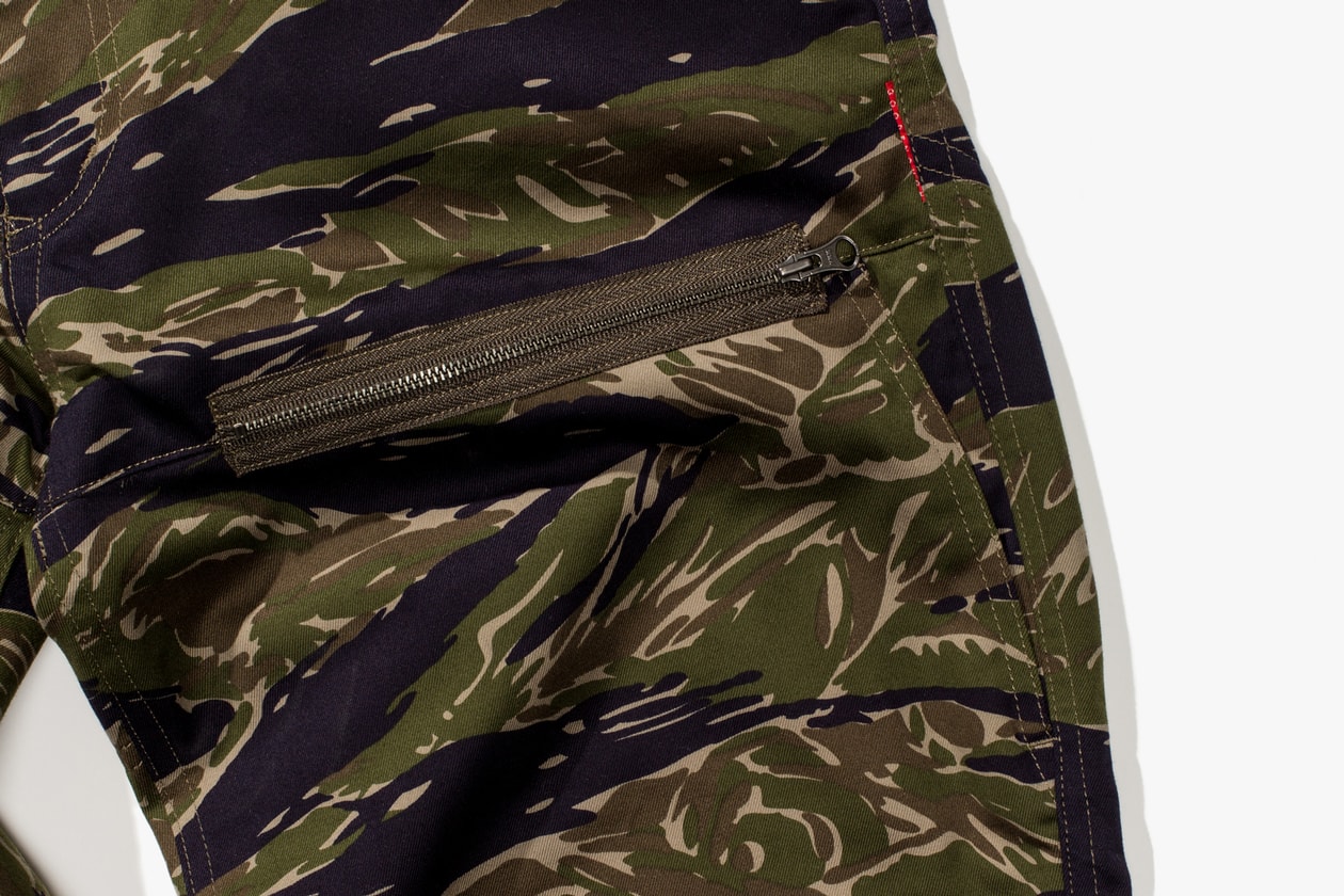 UNDEFEATED UNDFTD GOODENOUGH Tiger Camo Capsule Collection Flight Jacket Flight Pants Hoodie