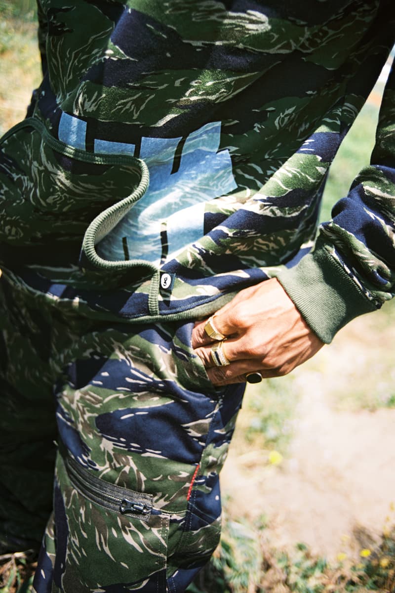 UNDEFEATED UNDFTD GOODENOUGH Tiger Camo Capsule Collection Flight Jacket Flight Pants Hoodie