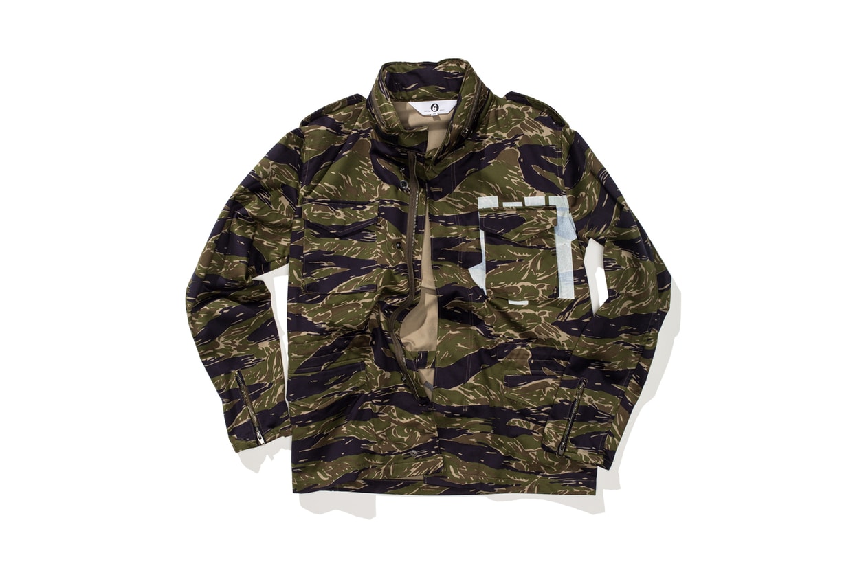 UNDEFEATED UNDFTD GOODENOUGH Tiger Camo Capsule Collection Flight Jacket Flight Pants Hoodie