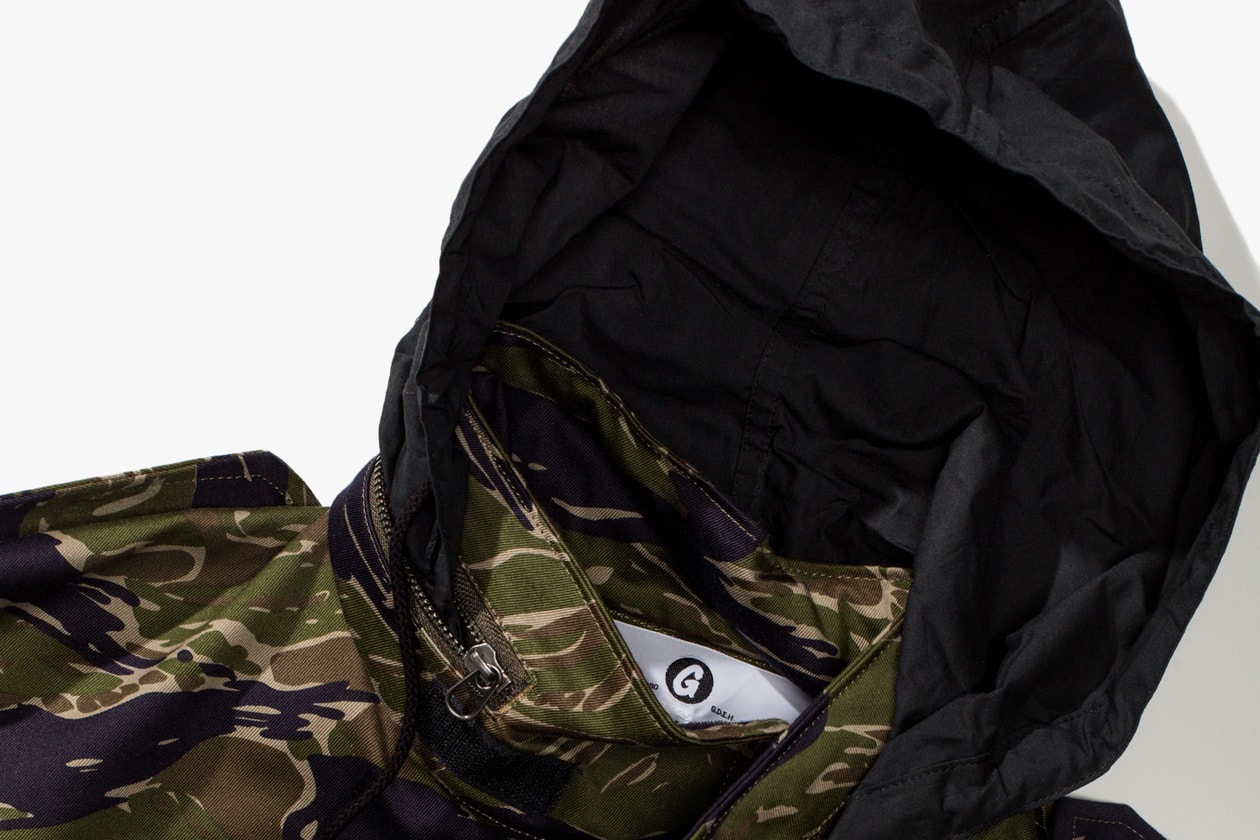 UNDEFEATED UNDFTD GOODENOUGH Tiger Camo Capsule Collection Flight Jacket Flight Pants Hoodie