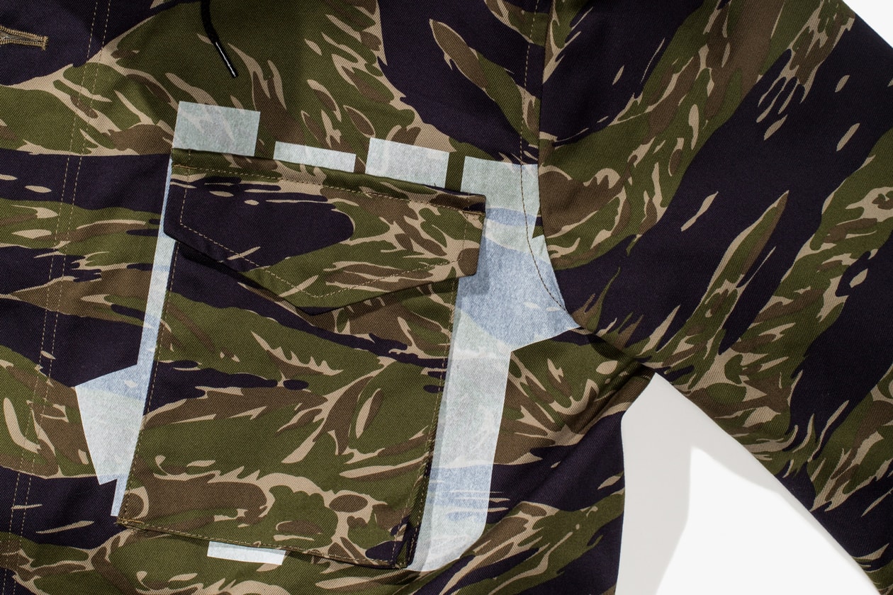 UNDEFEATED UNDFTD GOODENOUGH Tiger Camo Capsule Collection Flight Jacket Flight Pants Hoodie