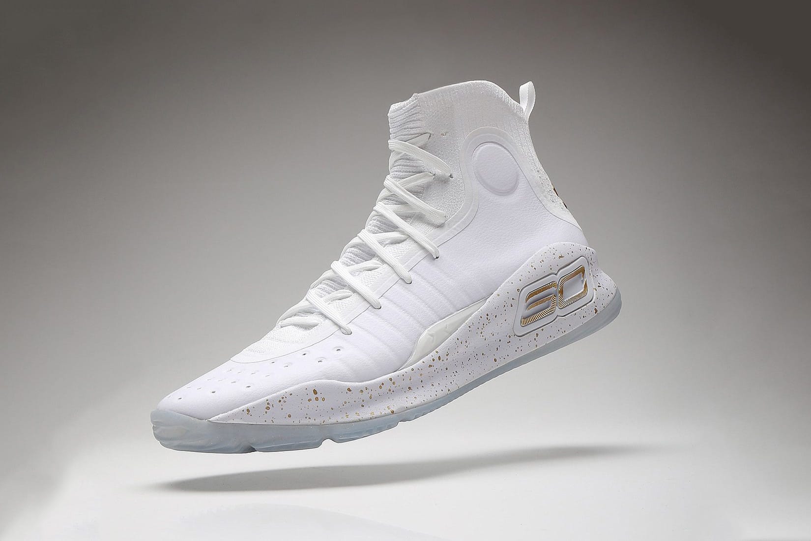 curry 4 gold white