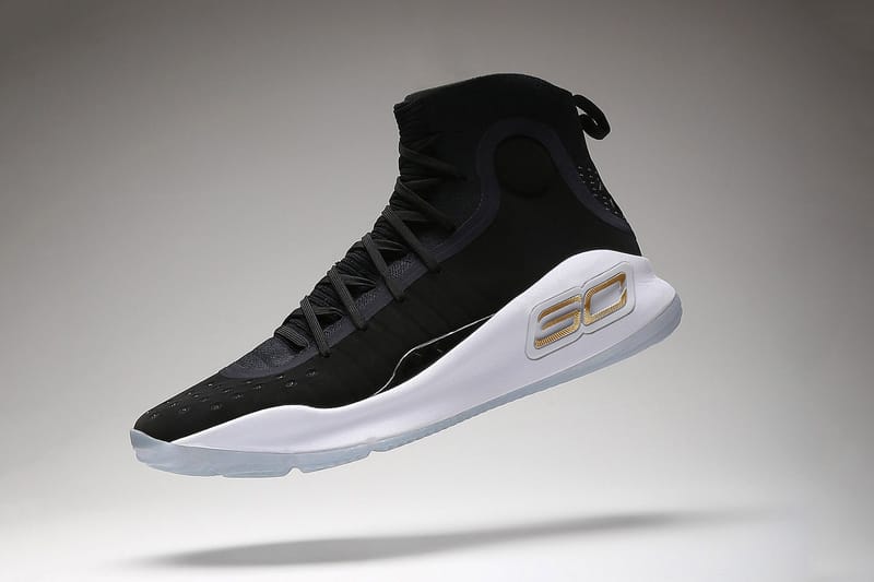 curry 4 gold black