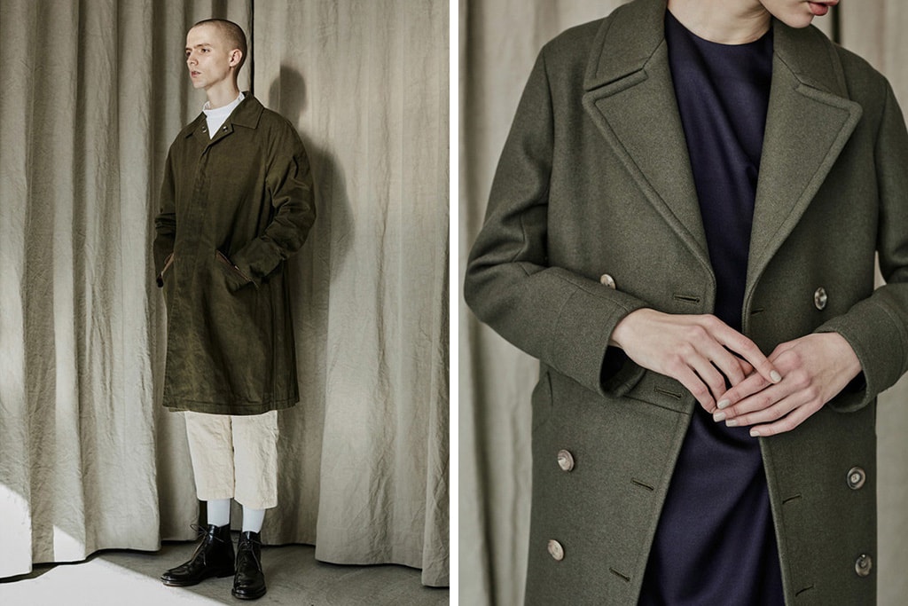 Up and Coming Contemporary Japanese Menswear Labels of 2017 ID DAILYWEAR Scye Wrapinknot AURALEE uru