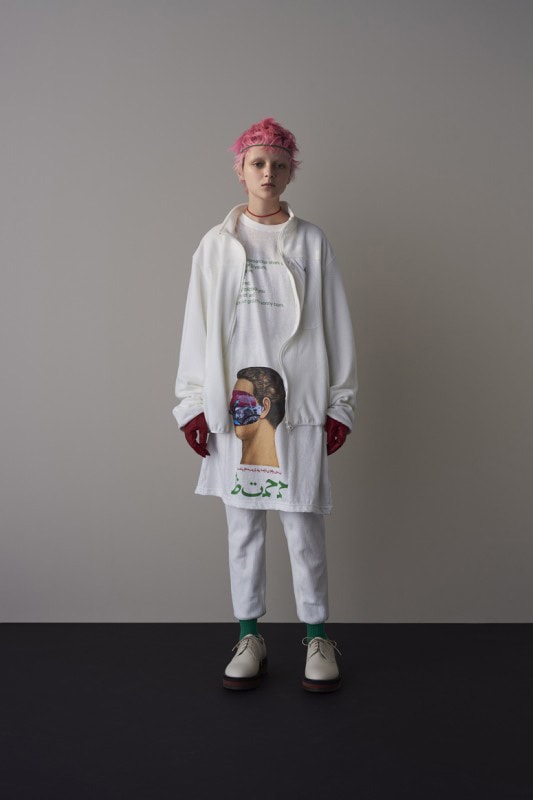 undercover 2018 spring summer collection ss18 cream soda a clockwork orange undercover records tour merch joy division atmosphere german words Jun Takahashi