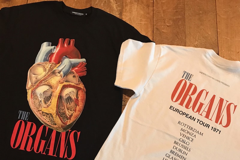 UNDERCOVER Tour Merch Band The Organs Punk Floyd Jun Takahashi