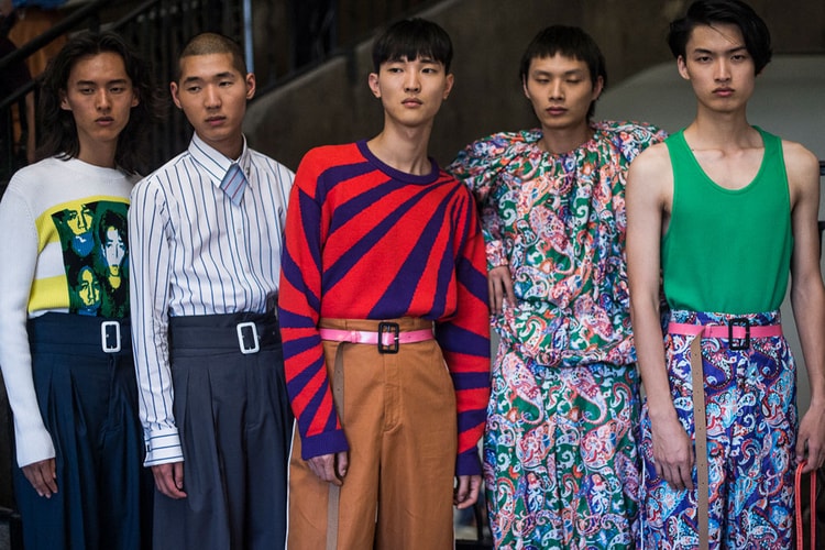 Up Close and Personal With Kenzo's 2018 Spring Summer Collection Just Prior to Showtime