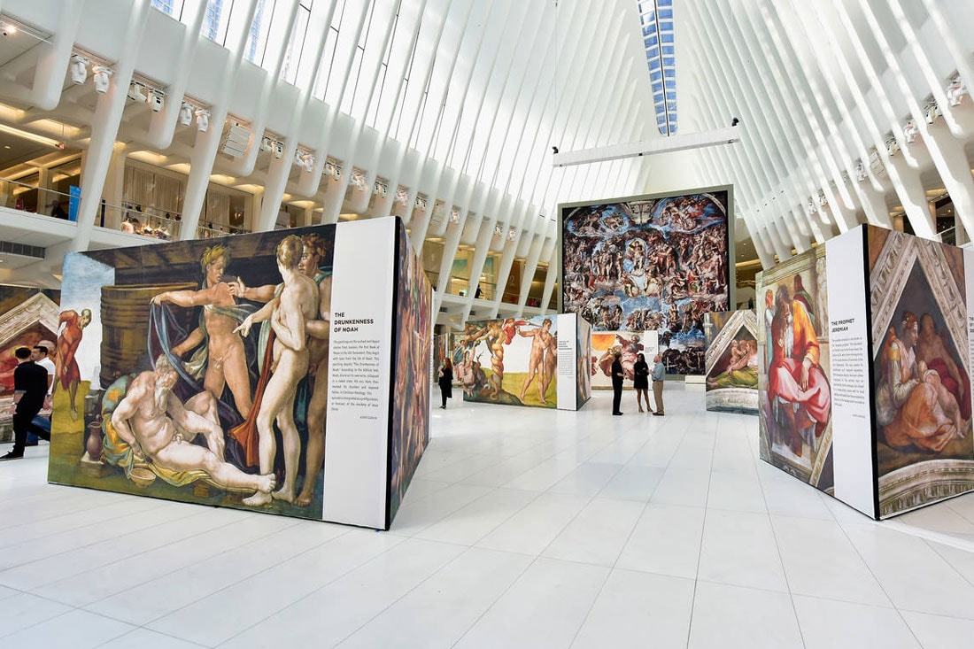 Up Close Michelangelo's Sistine Chapel Oculus Westfield World Trade Center