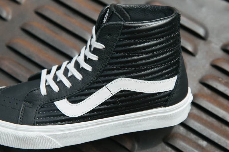 Vans Classics Moto Leather Old Skool Sk8 Hi Slip On