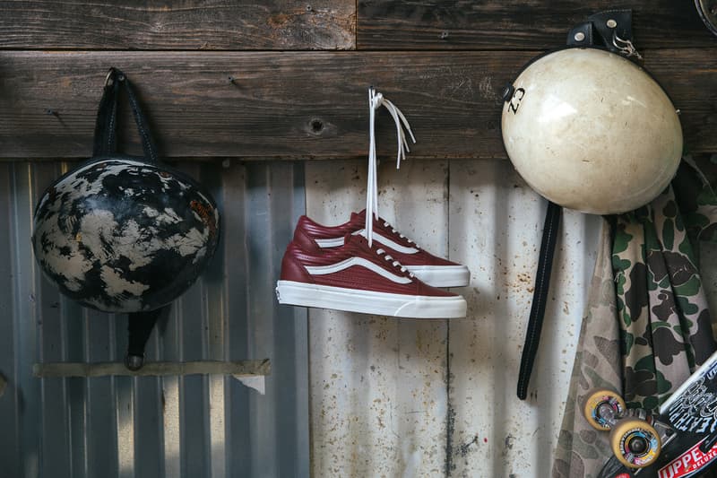 Vans Classics Moto Leather Old Skool Sk8 Hi Slip On