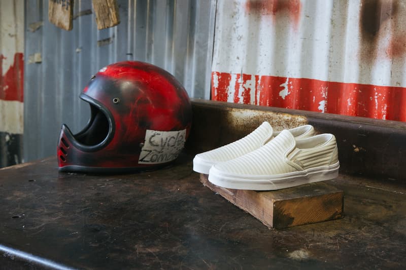 Vans Classics Moto Leather Old Skool Sk8 Hi Slip On