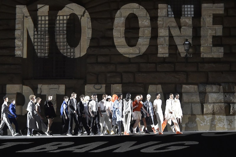 Virgil Abloh Jenny Holzer Story Pitti Uomo