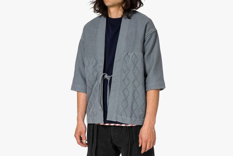 visvim Peerless Luxsic Cotton Sanjuro Jacket Blue