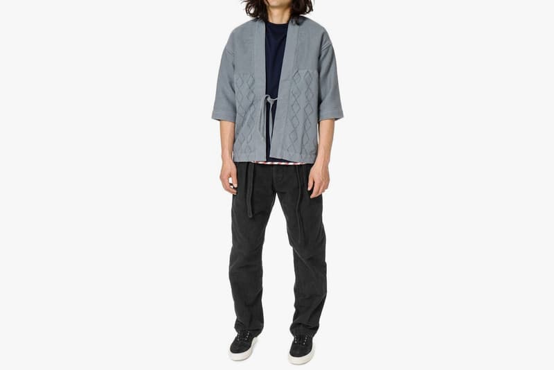 visvim Peerless Luxsic Cotton Sanjuro Jacket Blue