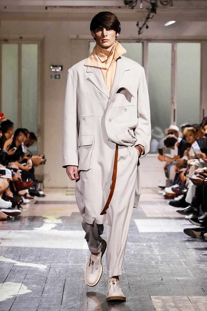 Yohji Yamamoto 2018 Spring Summer Collection Paris Fashion Week Men's Runway Show