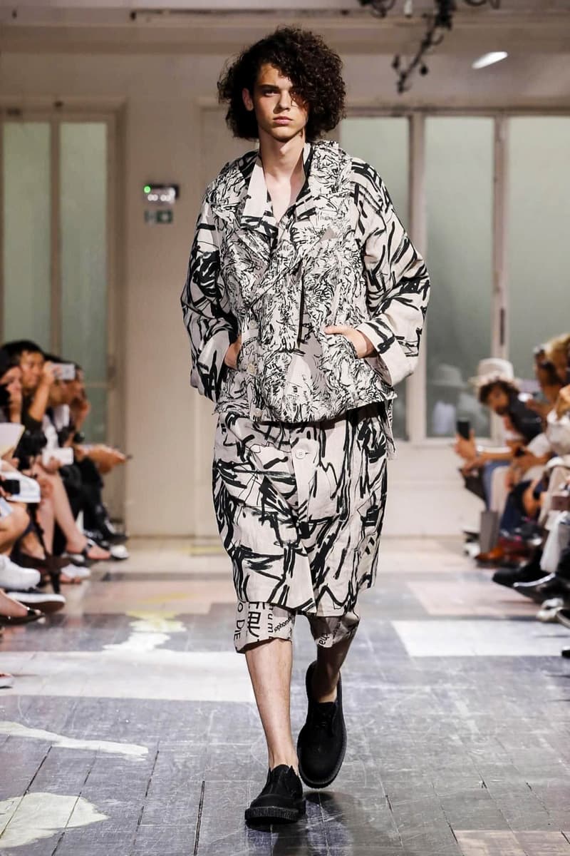 Yohji Yamamoto 2018 Spring Summer Collection Paris Fashion Week Men's Runway Show