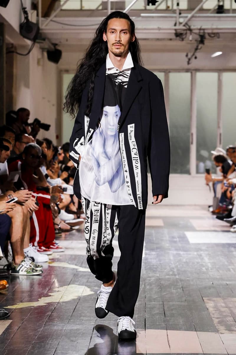 Yohji Yamamoto 2018 Spring Summer Collection Paris Fashion Week Men's Runway Show