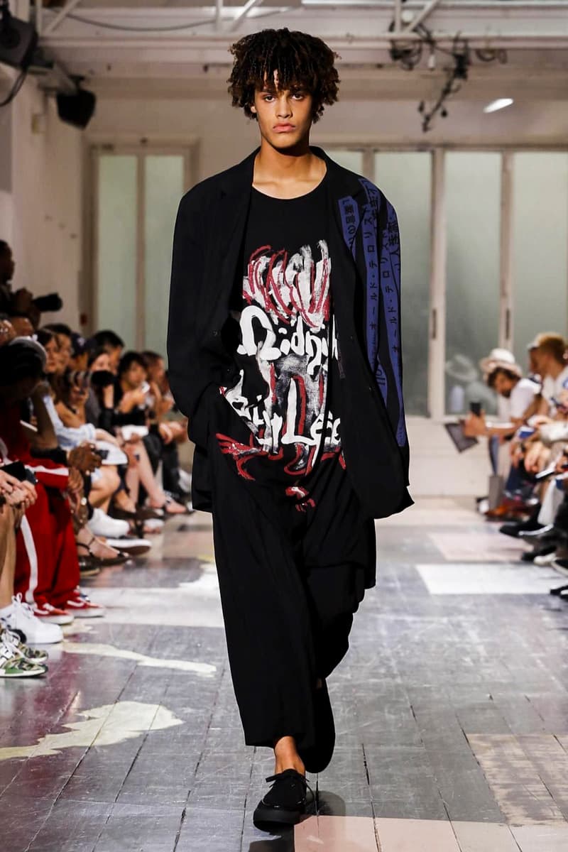 Yohji Yamamoto 2018 Spring Summer Collection Paris Fashion Week Men's Runway Show