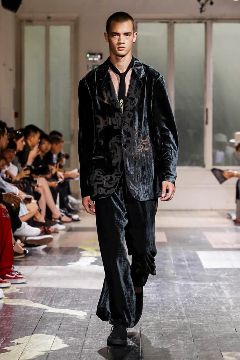 Yohji Yamamoto 2018 Spring Summer Collection Paris Fashion Week Men's Runway Show