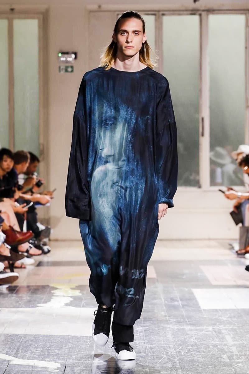 Yohji Yamamoto 2018 Spring Summer Collection Paris Fashion Week Men's Runway Show