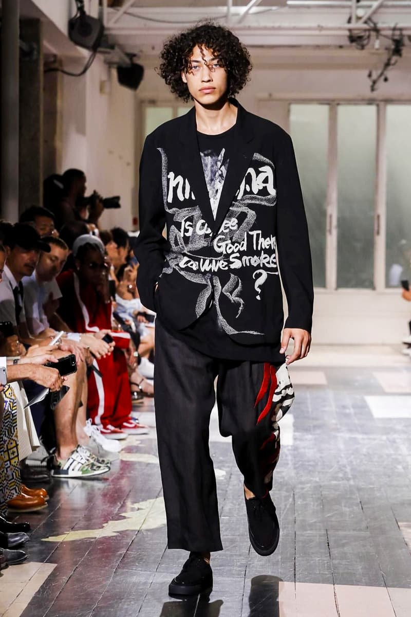 Yohji Yamamoto 2018 Spring Summer Collection Paris Fashion Week Men's Runway Show