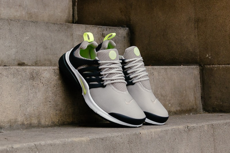 Nike Air Presto Essential Cobblestone and Volt
