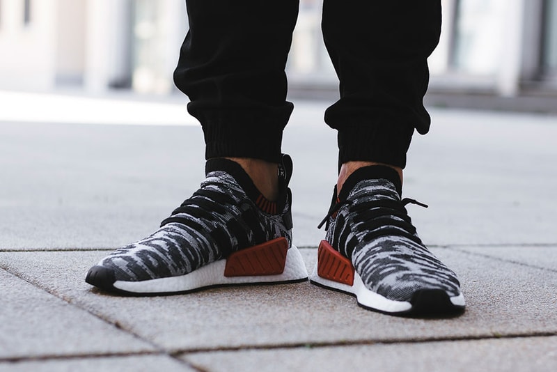 On Feet Look adidas NMD R2 Harvest
