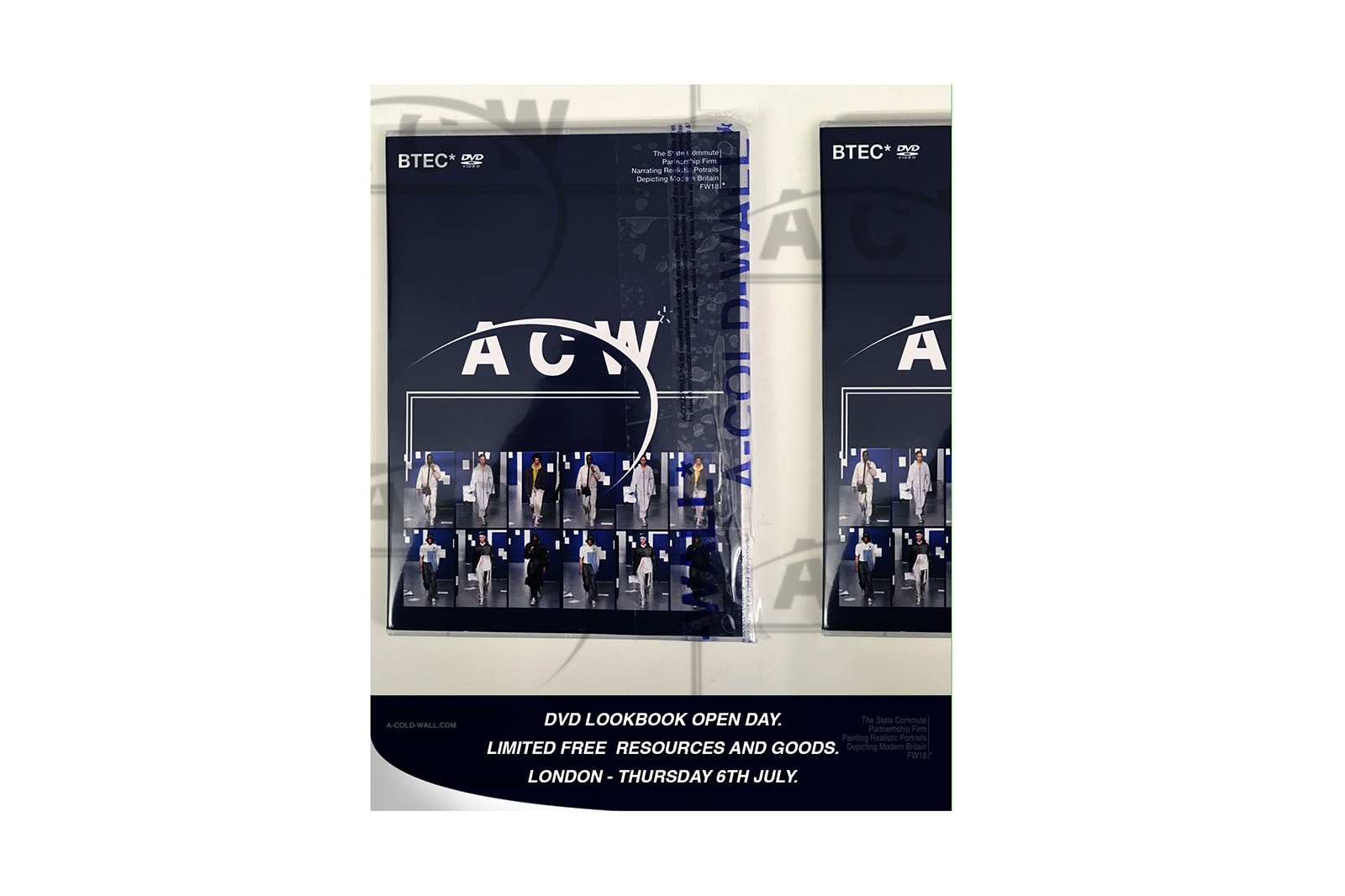 A-COLD-WALL* Concept Pop-Up Event DVD