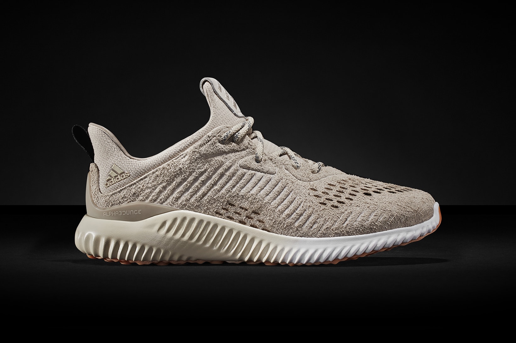 adidas alphabounce Suede Khaki Olive Footwear Shoes Sneakers 2017 July
